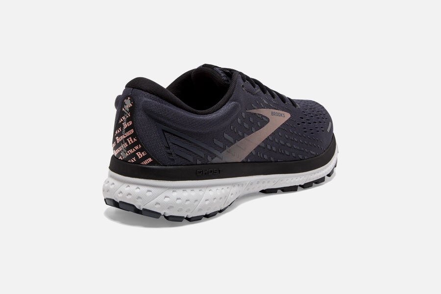 Brooks Ghost 13 Road Running Shoes - Womens - Black/Pink - FR6973452